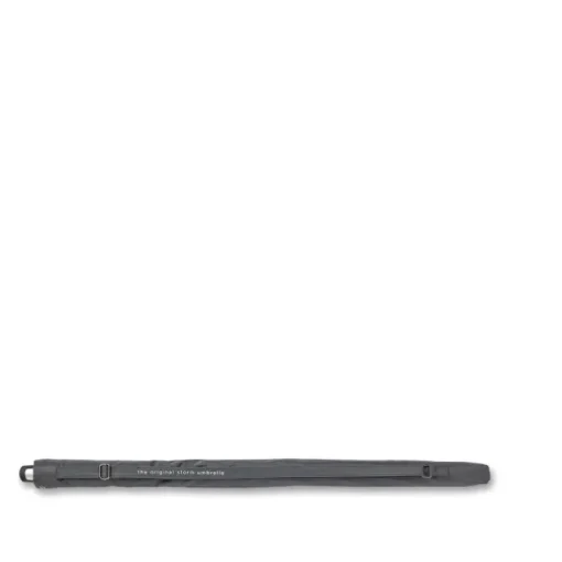 Senz Large Stick Stormparaplu black reflective