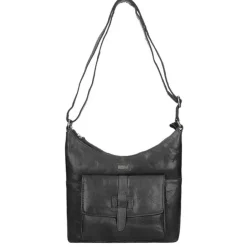 Spikes & Sparrow Bronco Dames Casual Schoudertas black