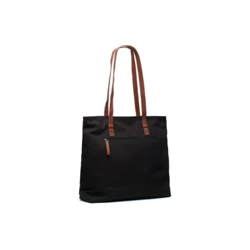 The Chesterfield Brand Alicia Washed Canvas Shopper black