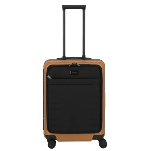 TITAN Overseas 4 Wheel Cabin Spinner Frontpocket canyon bronze