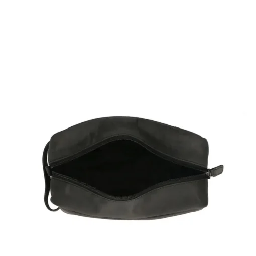 Travelbags The Base Leather Toiletkit black