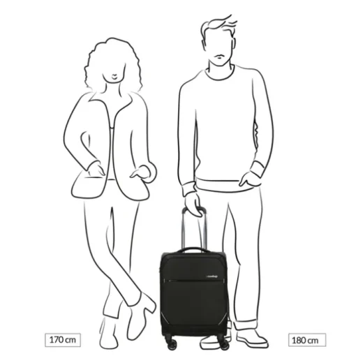 Travelbags The Base Soft Trolley S dark blue
