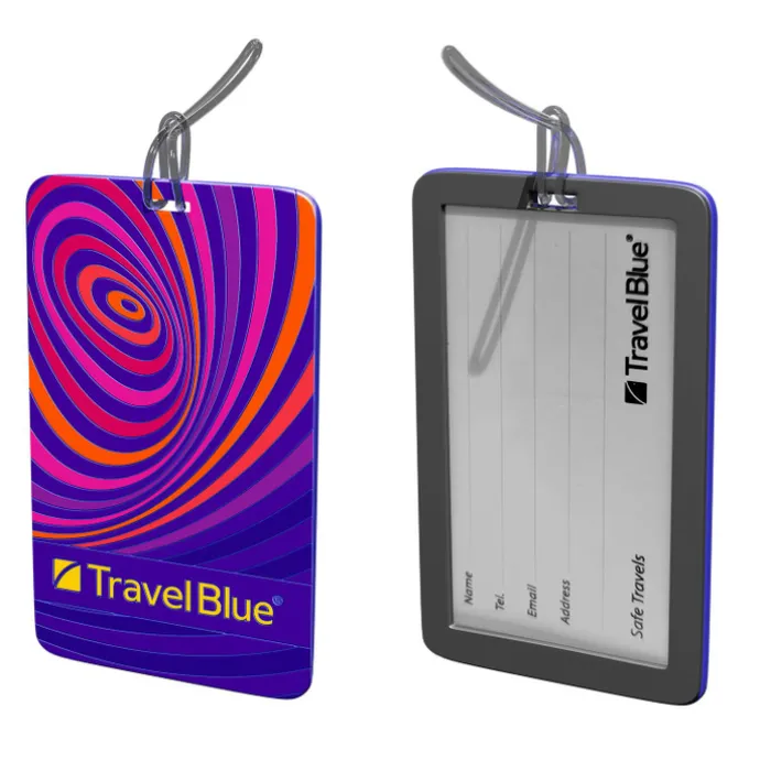 TravelBlue ID Tag Adreslabel waves