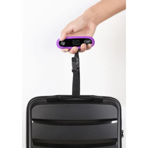 TravelBlue Portable Digital Scale purple