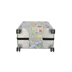 Travelite Accessoires Kofferhoes L tickets on blue/white