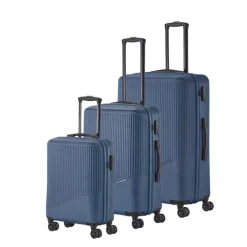 Travelite Bali 4 Wiel Trolley L blue