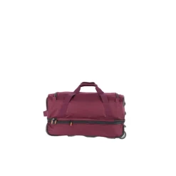 Travelite Basics Wheeled Duffle 55 Expandable dark red