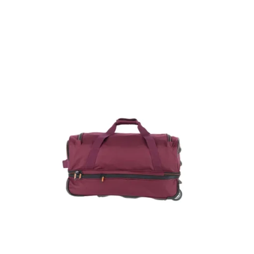 Travelite Basics Wheeled Duffle 55 Expandable dark red