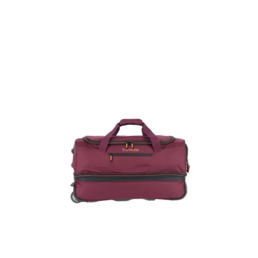 Travelite Basics Wheeled Duffle 55 Expandable dark red