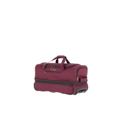 Travelite Basics Wheeled Duffle 55 Expandable dark red