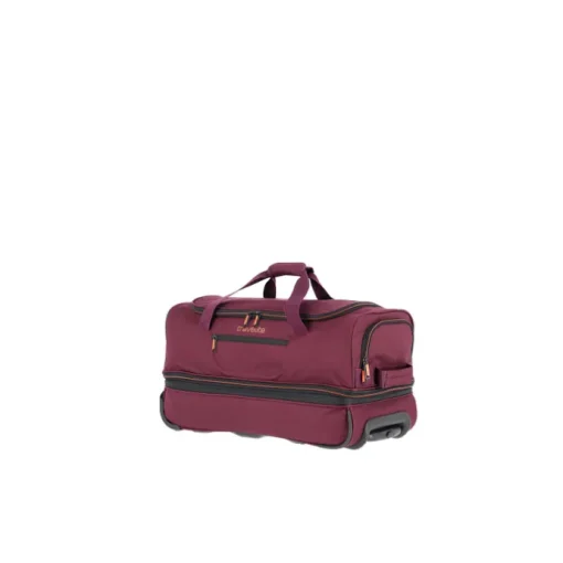 Travelite Basics Wheeled Duffle 55 Expandable dark red