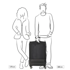 Travelite Crosslite 5.0 4w Trolley L black