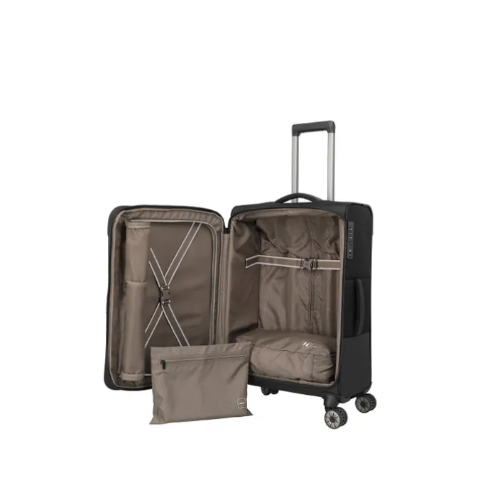 Travelite Crosslite 5.0 4w Trolley M black