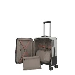 Travelite Crosslite 4 Wheel Cabin Trolley Expandable white sand