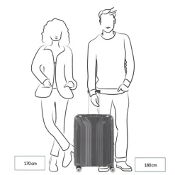 Travelite Elvaa 4 Wiel Trolley M Expandable black