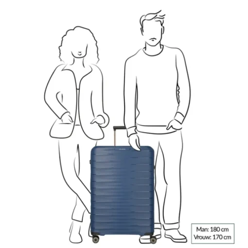 Travelite Mooby 4w Trolley L red