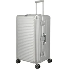 Travelite Next 4 Wheel Trunk L silver