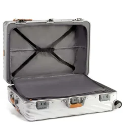 TUMI 19 Degree Aluminium Extended Trip Packing Case texture silver