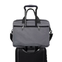 TUMI Alpha EXP Org Laptop Brief meteor grey
