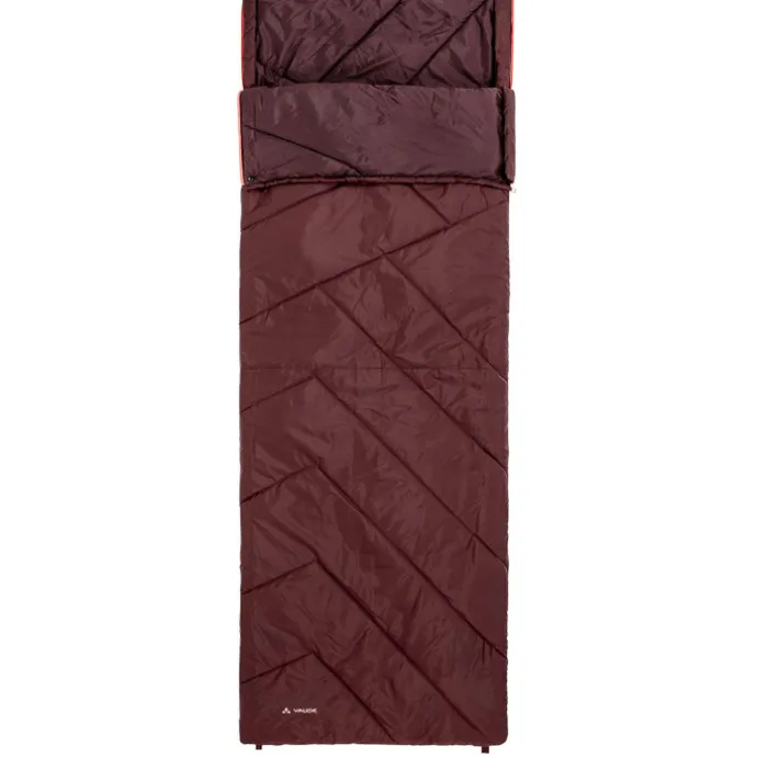 Vaude Navajo Sleepingbag 100 II SYN Zip Left dark cherry