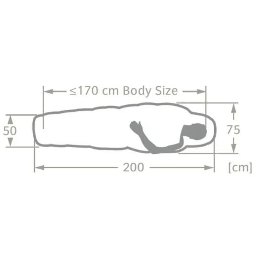 Vaude Sioux Sleepingbag 400 S II SYN Zip Left baltic sea