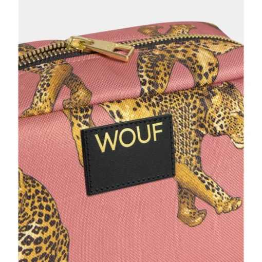 Wouf Blush Leopard Toiletry Bag multi
