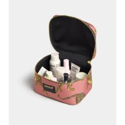Wouf Blush Leopard Vanity Bag multi