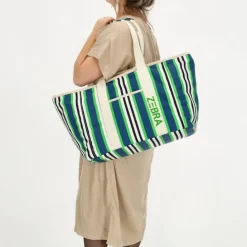 Zebra Trends Elise Beachbag stripes
