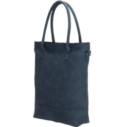 Zebra Trends Kartel Met Rits Shopper jeansblauw