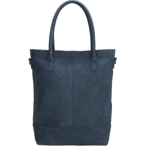 Zebra Trends Kartel Met Rits Shopper jeansblauw