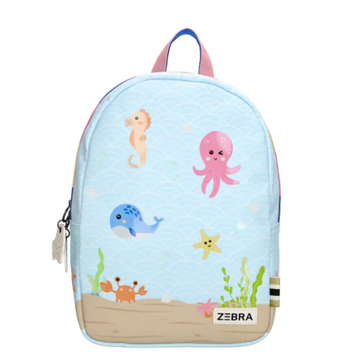 Zebra Trends Kids Backpack lightblue