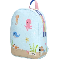 Zebra Trends Kids Backpack lightblue