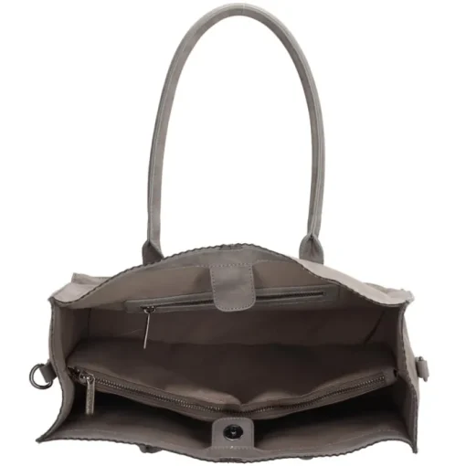 Zebra Trends Natural Bag Lisa Shopper middengrijs