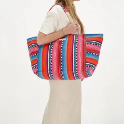 Zebra Trends Richelle Beachbag multi fuchsia